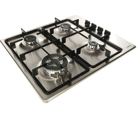 bosch pbh6b5b60 gas hob - stainless steel